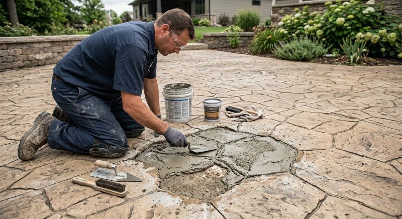 Decorative Concrete Repair in York, PA