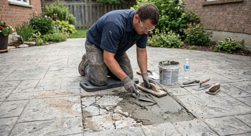Decorative Concrete Repair in Waldorf, MD