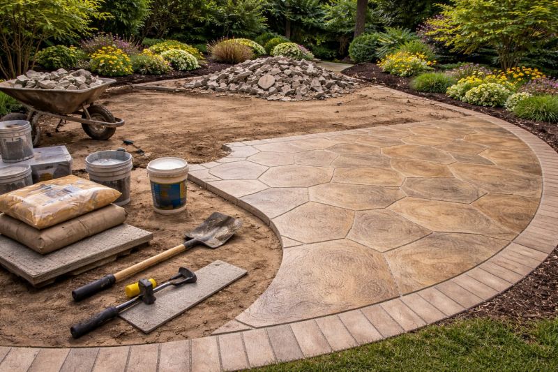Patio Stamping in Frisco, TX